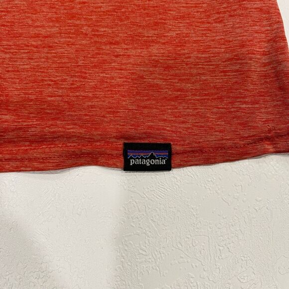 Patagonia Capilene Daily Tank Top Red Orange Size S Small Lightweight Baselayer - Picture 4 of 7